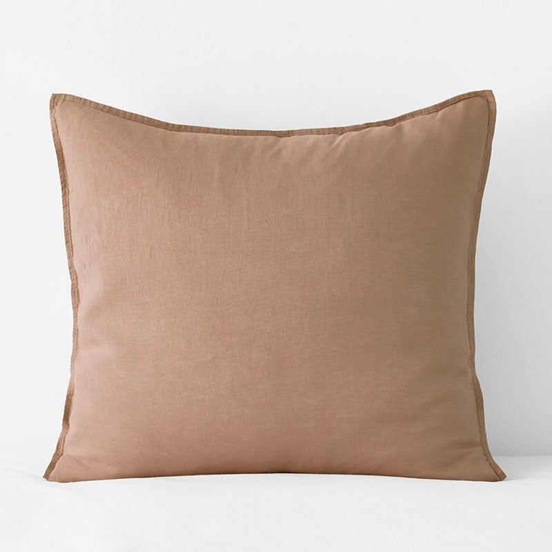 Premium Breathable Washed Linen Solid Sham