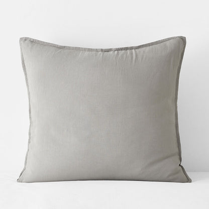 Premium Breathable Washed Linen Solid Sham