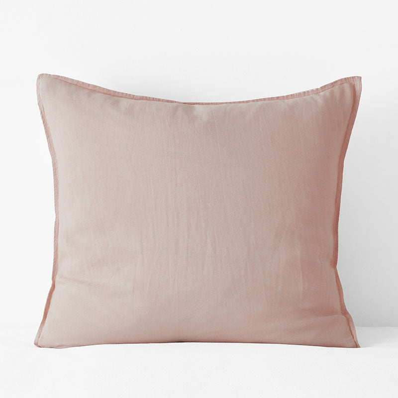 Premium Breathable Washed Linen Solid Sham