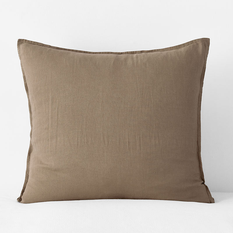 Premium Breathable Washed Linen Solid Sham