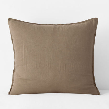 Premium Breathable Washed Linen Solid Sham