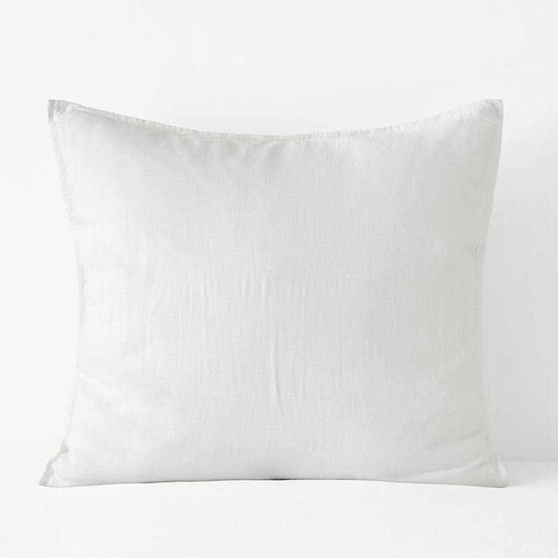 Premium Breathable Washed Linen Solid Sham