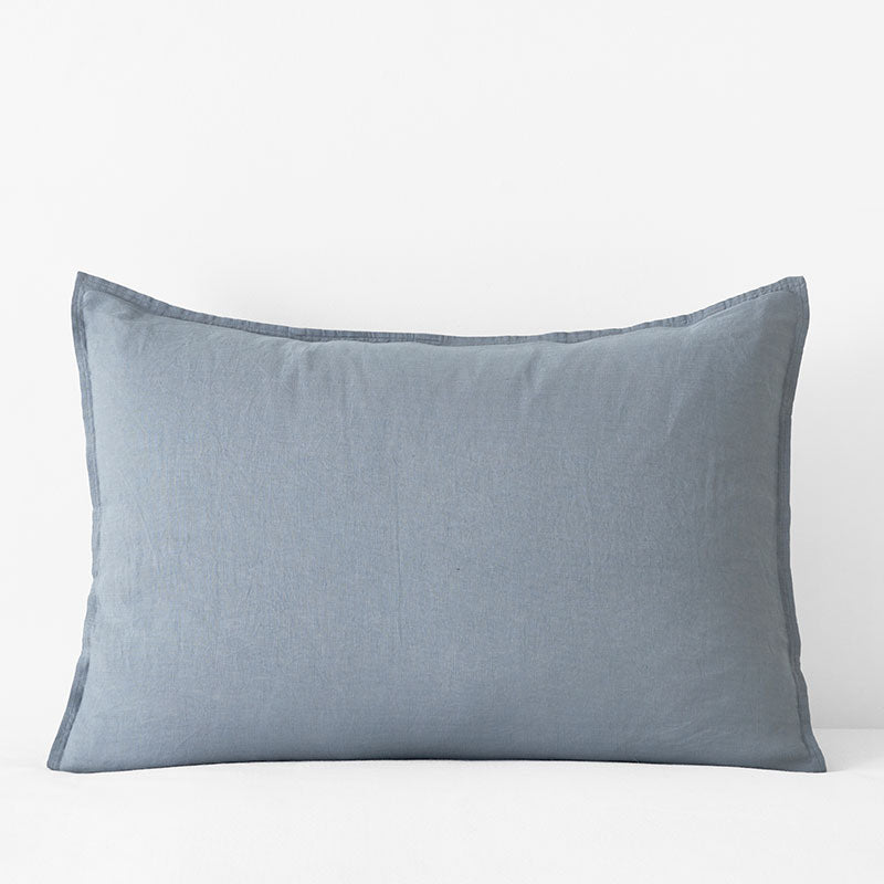 Premium Breathable Washed Linen Solid Sham
