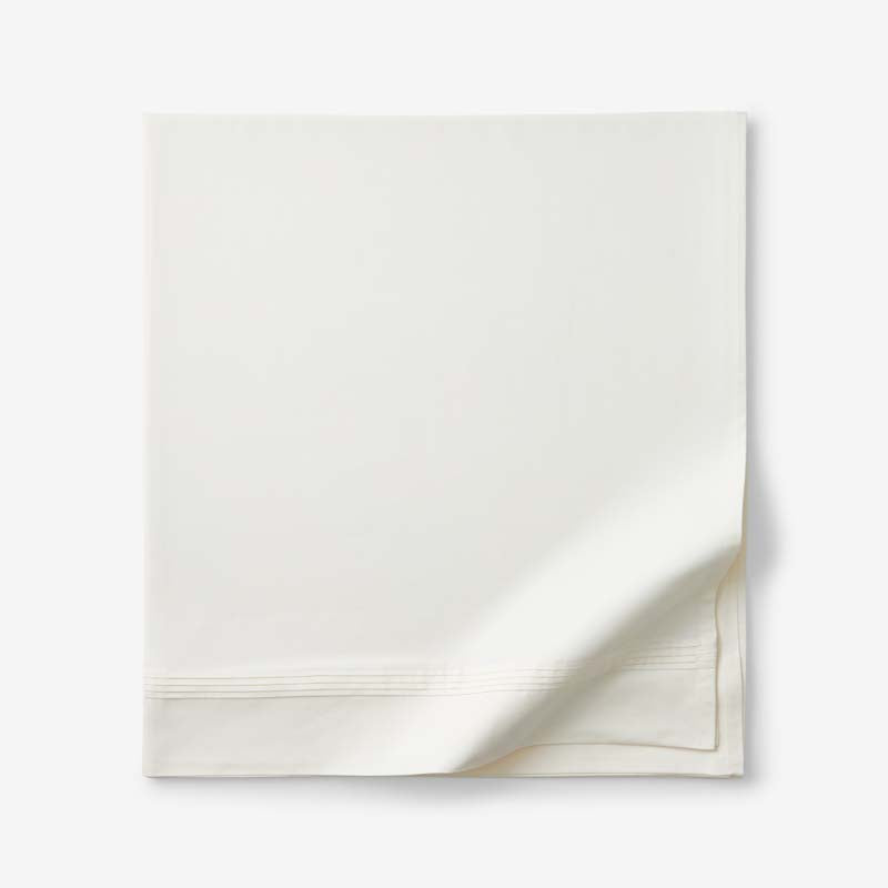 Luxe Smooth Egyptian Cotton Sateen Flat Bed Sheet