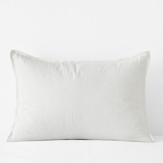 Premium Breathable Washed Linen Solid Sham
