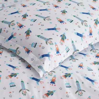 Space Adventure Classic Cool Organic Cotton Percale Sham