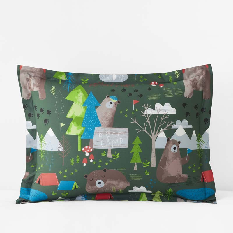 Bear Camp Classic Cool Organic Cotton Percale Sham