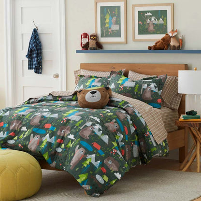 Bear Camp Classic Cool Organic Cotton Percale Pillowcase Set
