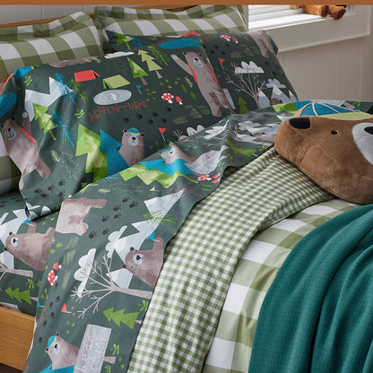 Bear Camp Classic Cool Organic Cotton Percale Pillowcase Set