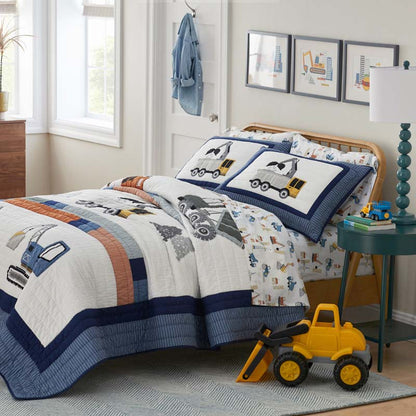 City Builders Classic Cool Organic Cotton Percale Sham