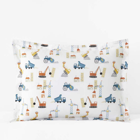 City Builders Classic Cool Organic Cotton Percale Sham