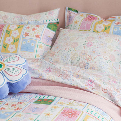 Floral Dream Classic Cool Organic Cotton Percale Bed Sheet Set