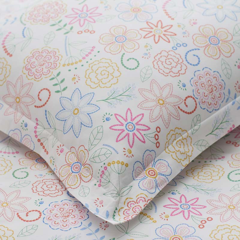 Floral Dream Classic Cool Organic Cotton Percale Sham
