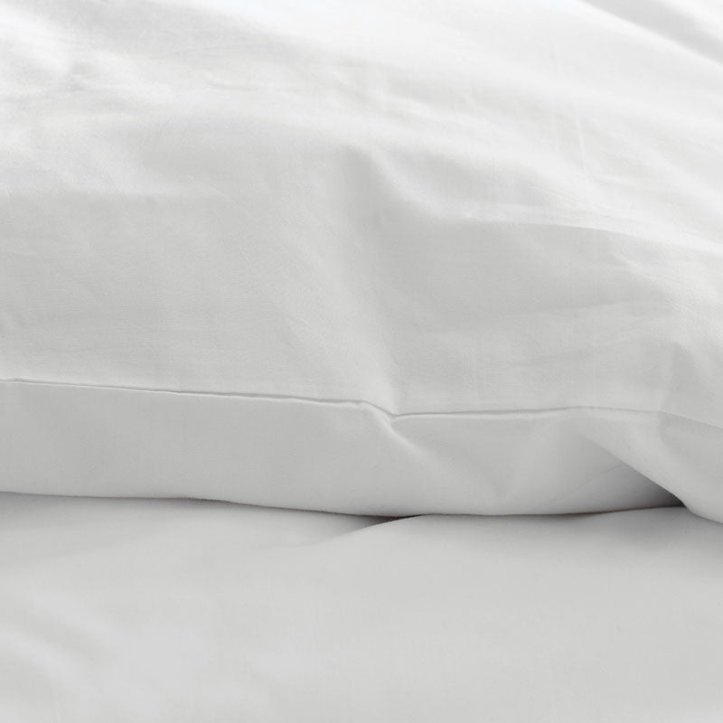 Embroidered Scallop Classic Cool Cotton Percale Bed Sheet Set