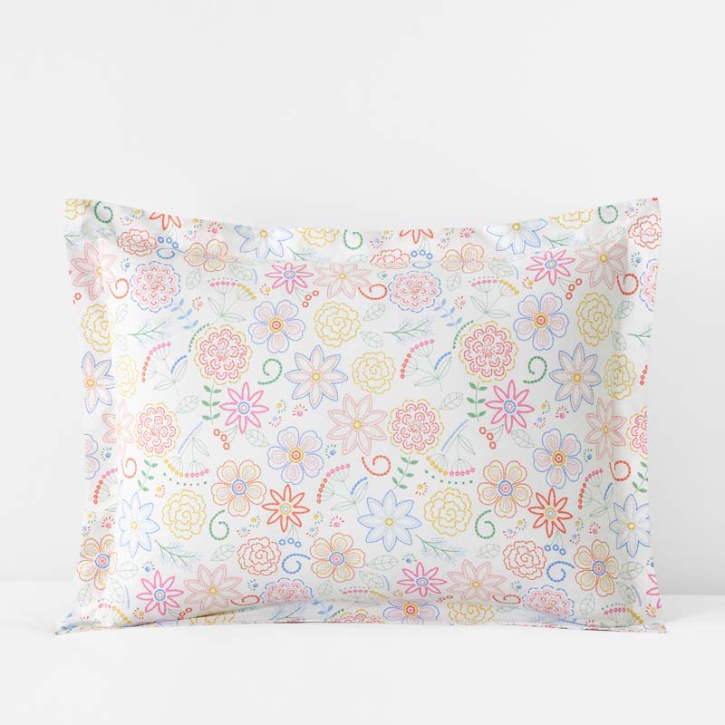Floral Dream Classic Cool Organic Cotton Percale Sham
