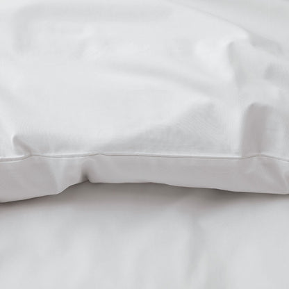 Embroidered Scallop Classic Cool Cotton Percale Bed Sheet Set
