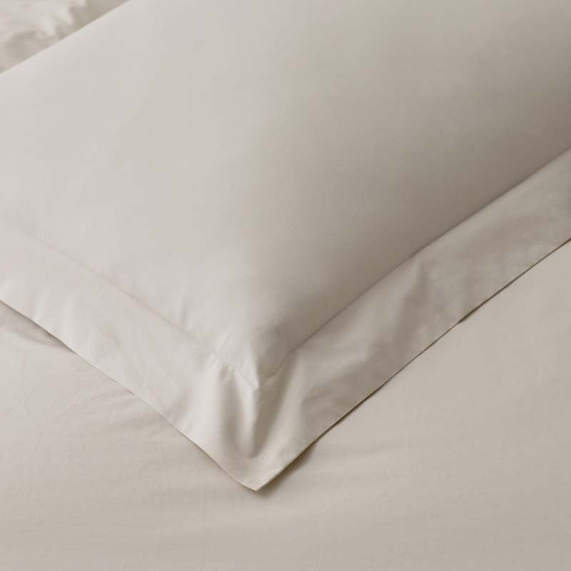 Solid Garment Washed Cotton Percale Flat Bed Sheet