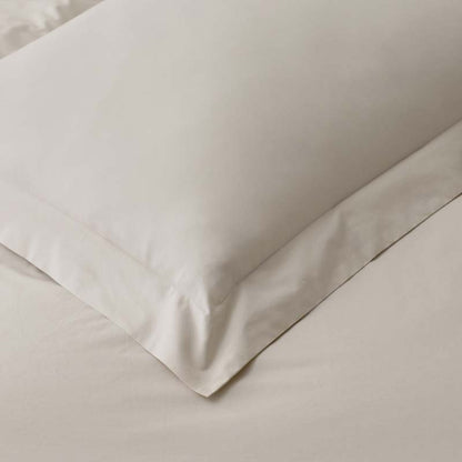 Solid Garment Washed Cotton Percale Fitted Bed Sheet
