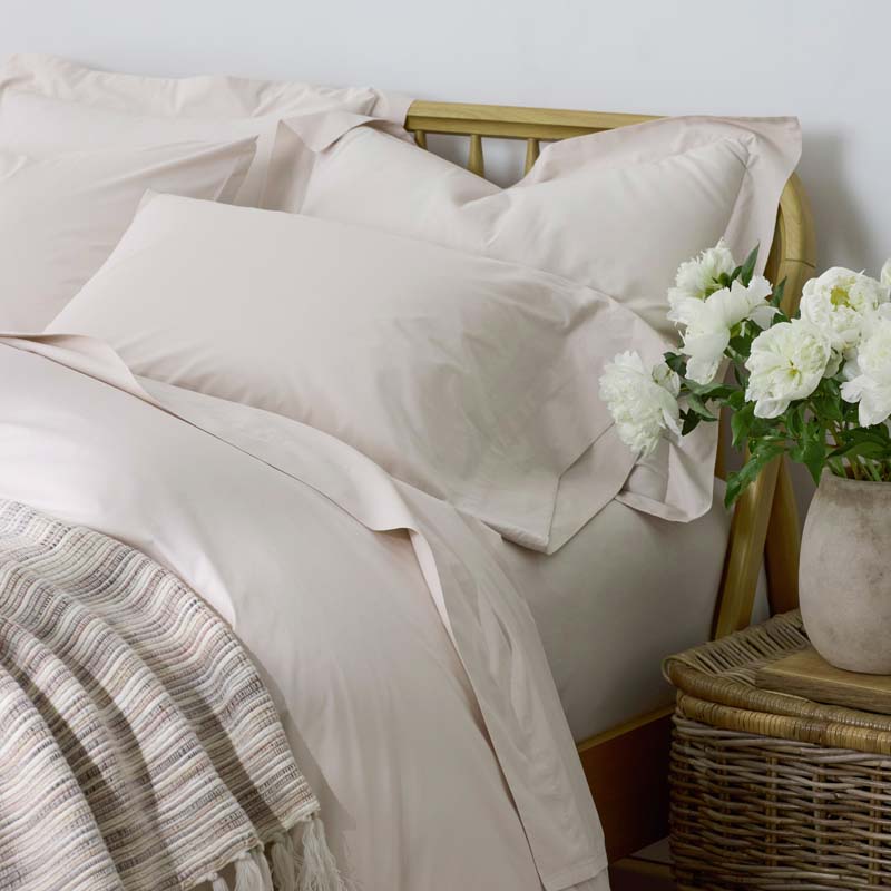 Solid Garment Washed Cotton Percale Duvet Cover