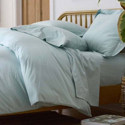 Solid Garment Washed Cotton Percale Duvet Cover