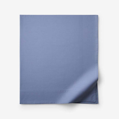 Solid Garment Washed Cotton Percale Flat Bed Sheet