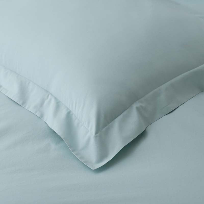 Solid Garment Washed Cotton Percale Duvet Cover