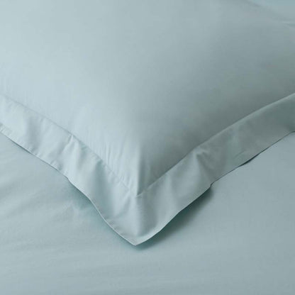 Solid Garment Washed Cotton Percale Flat Bed Sheet