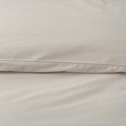 Solid Garment Washed Cotton Percale Duvet Cover