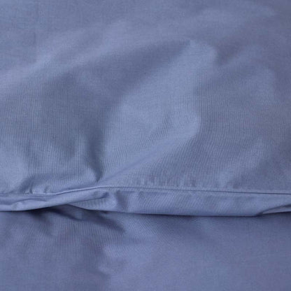Solid Garment Washed Cotton Percale Fitted Bed Sheet