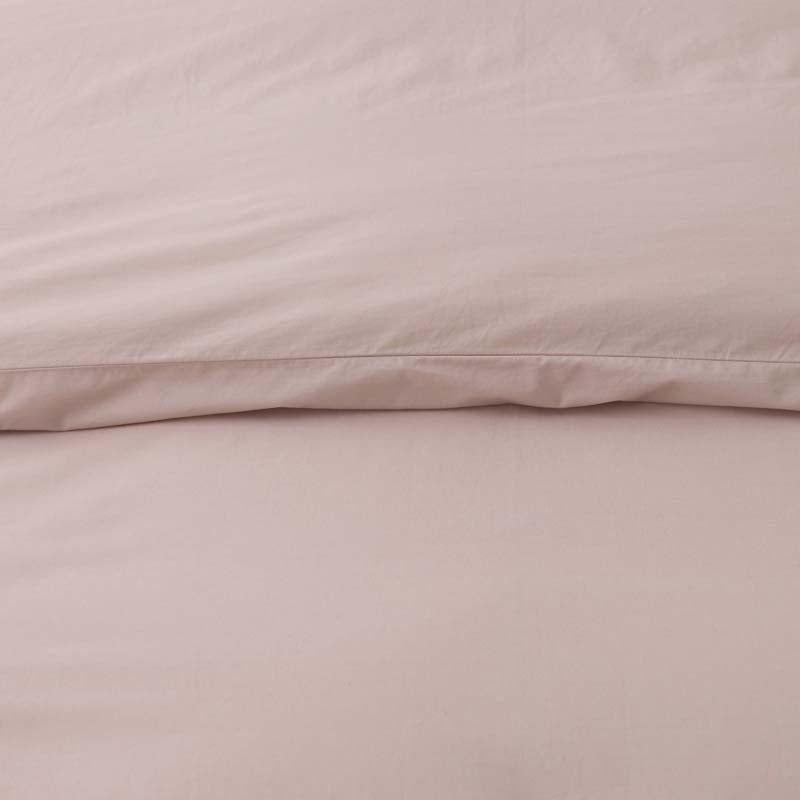 Solid Garment Washed Cotton Percale Flat Bed Sheet
