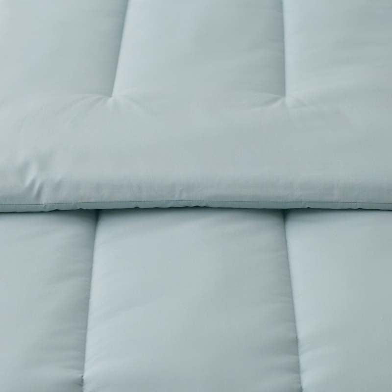 Solid Garment Washed Cotton Percale Comforter