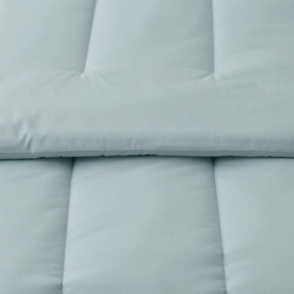 Solid Garment Washed Cotton Percale Comforter
