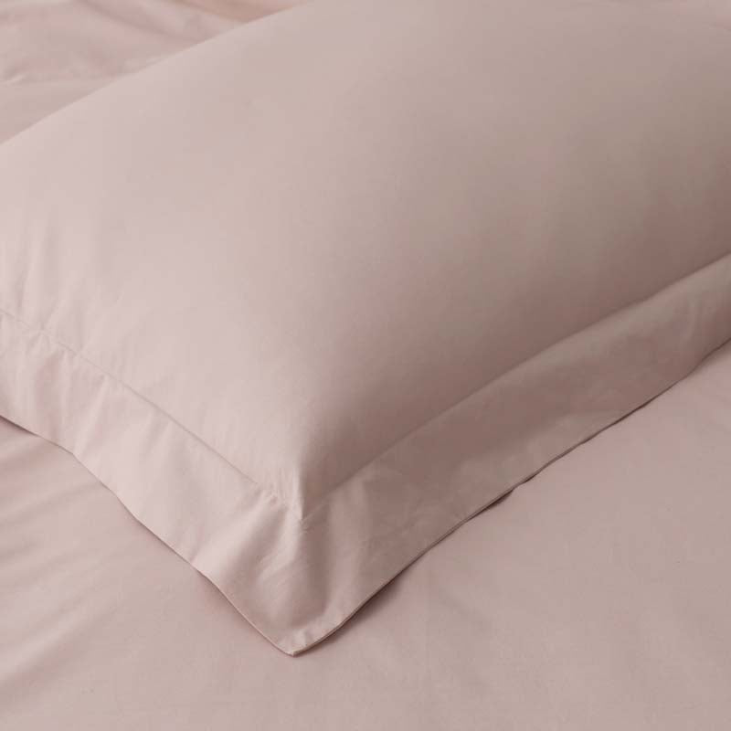 Solid Garment Washed Cotton Percale Comforter