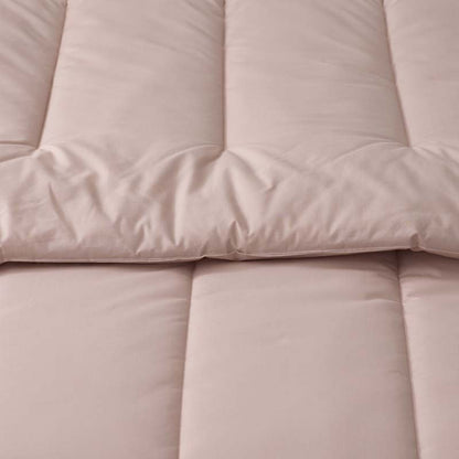Solid Garment Washed Cotton Percale Comforter