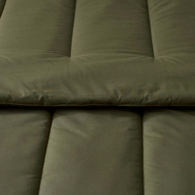 Solid Garment Washed Cotton Percale Comforter