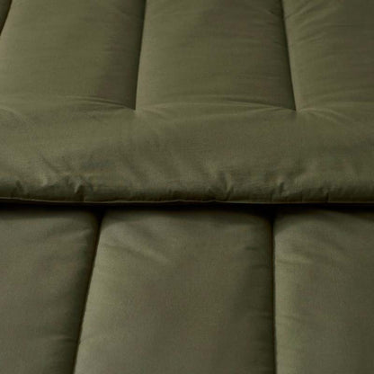 Solid Garment Washed Cotton Percale Comforter