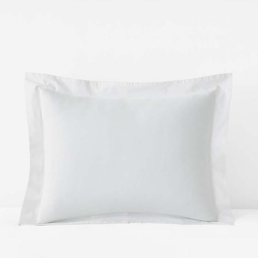 Solid Garment Washed Cotton Percale Sham