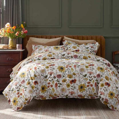 Daisies Classic Smooth Sateen Duvet Cover