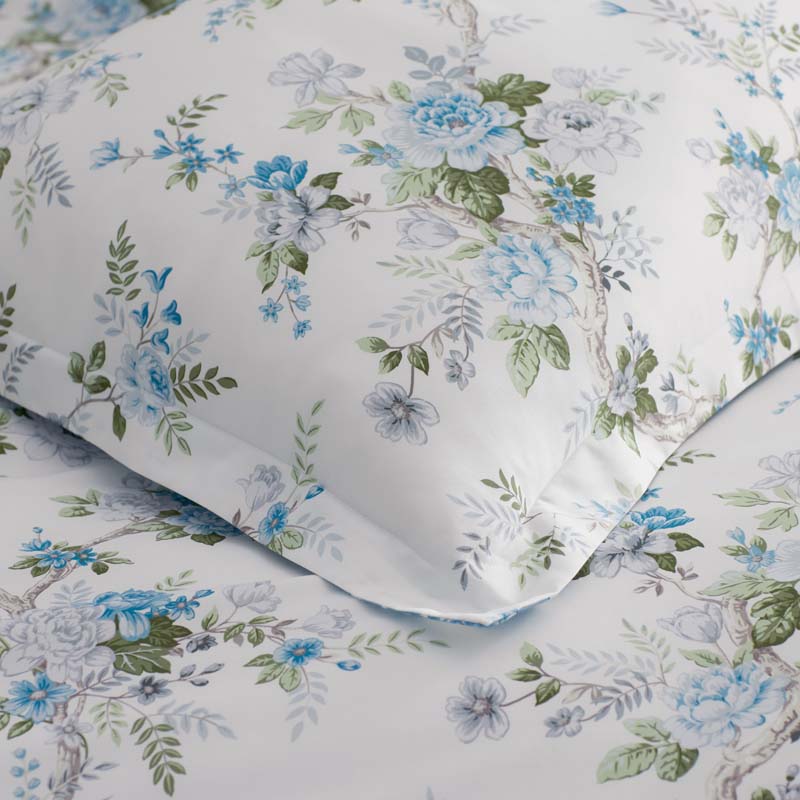 Manor Floral Premium Smooth Sateen Reversible Sham