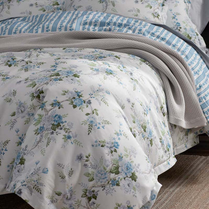 Manor Floral Premium Smooth Sateen Reversible Sham