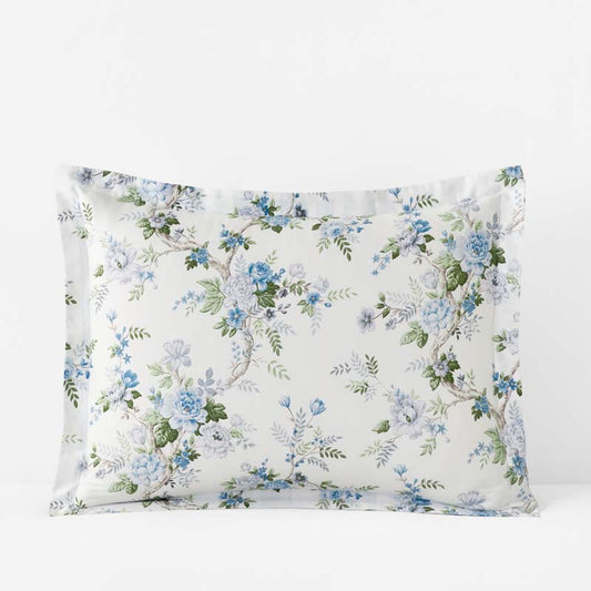 Manor Floral Premium Smooth Sateen Reversible Sham