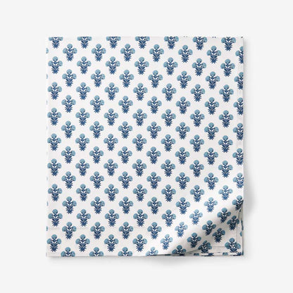 Suhana  Garment Washed Cotton Percale Flat Bed Sheet