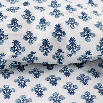 Suhana  Garment Washed Cotton Percale Bed Sheet Set