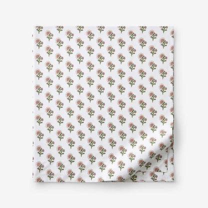 Suhana  Garment Washed Cotton Percale Flat Bed Sheet