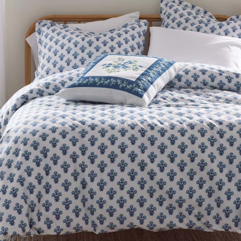 Suhana  Garment Washed Cotton Percale Fitted Bed Sheet