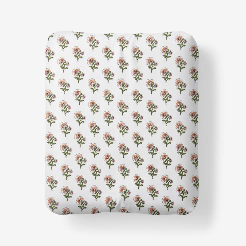 Suhana  Garment Washed Cotton Percale Fitted Bed Sheet