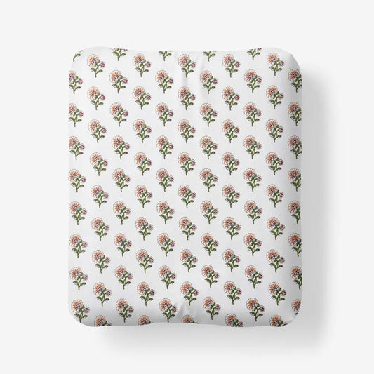 Suhana  Garment Washed Cotton Percale Fitted Bed Sheet