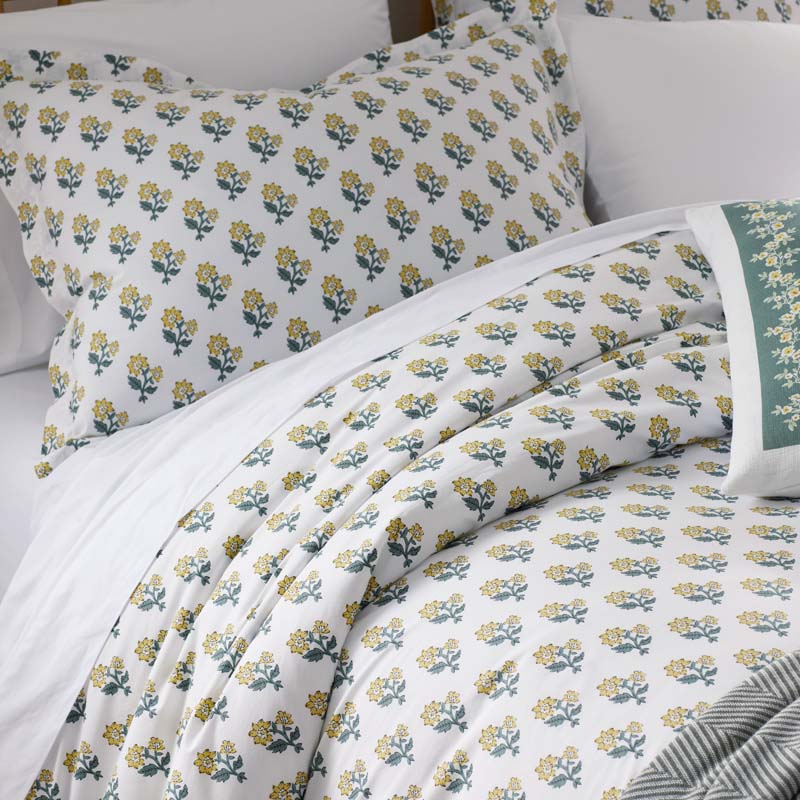 Suhana  Garment Washed Cotton Percale Bed Sheet Set