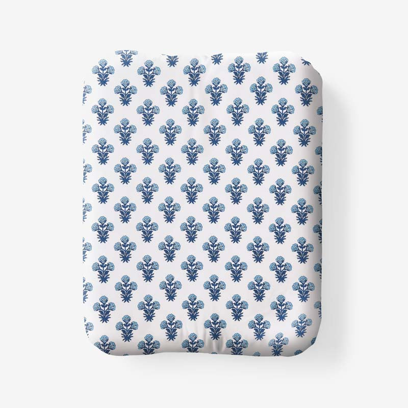 Suhana  Garment Washed Cotton Percale Fitted Bed Sheet