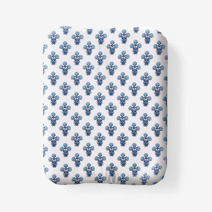 Suhana  Garment Washed Cotton Percale Fitted Bed Sheet